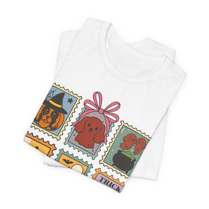 Ruby Cavalier Spooky Stamps TShirt