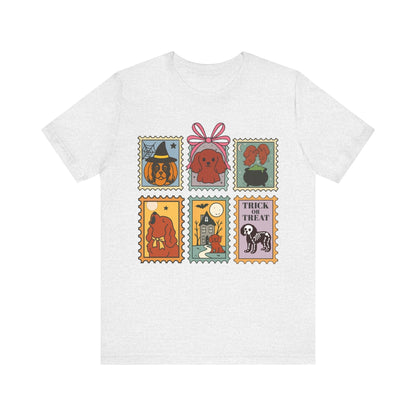 Ruby Cavalier Spooky Stamps TShirt