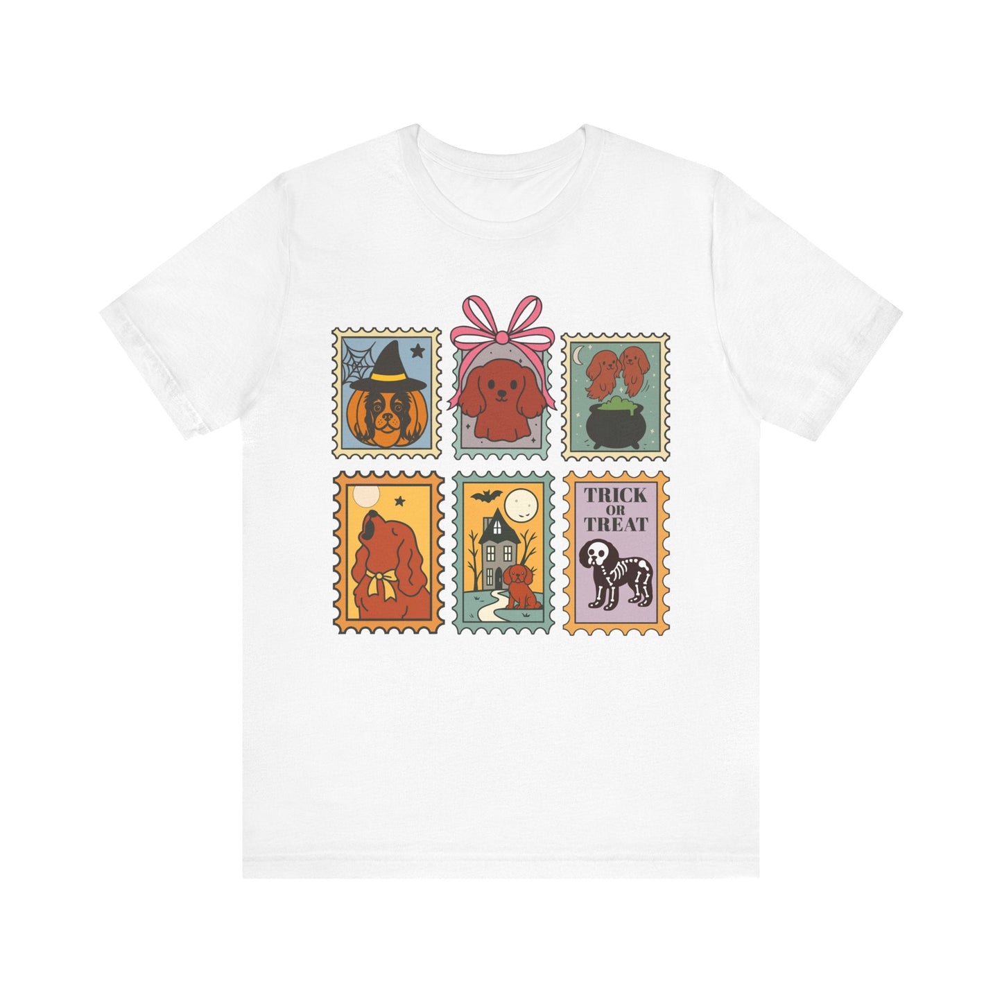 Ruby Cavalier Spooky Stamps TShirt