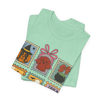 Ruby Cavalier Spooky Stamps TShirt