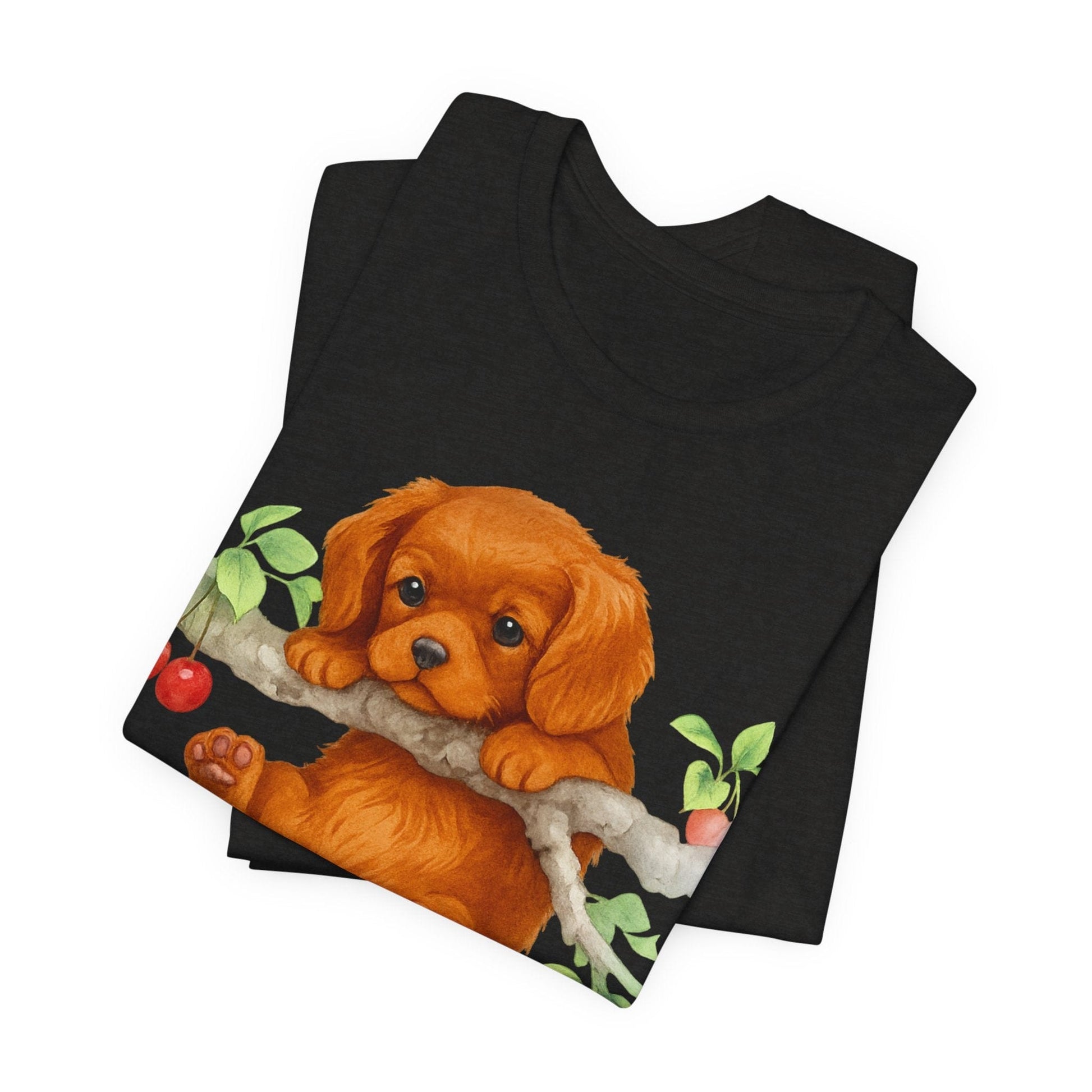 Printify T-Shirt Ruby King Charles Hang In There Tshirt