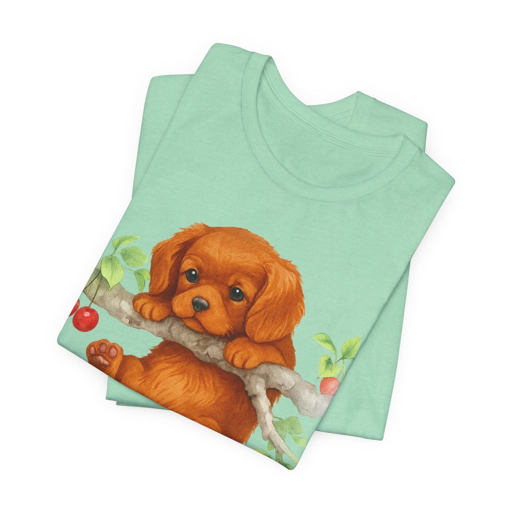 Printify T-Shirt Ruby King Charles Hang In There Tshirt