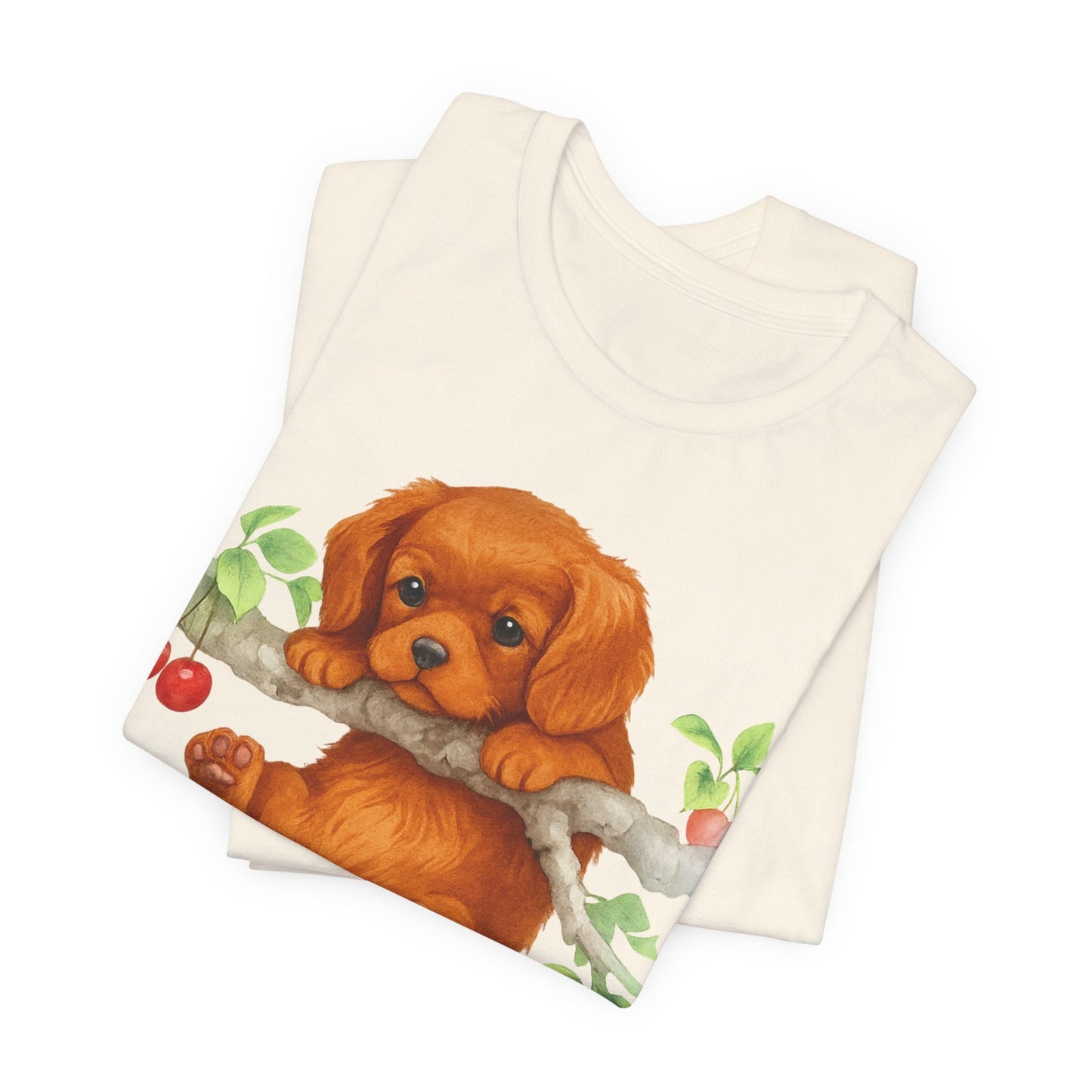 Printify T-Shirt Ruby King Charles Hang In There Tshirt