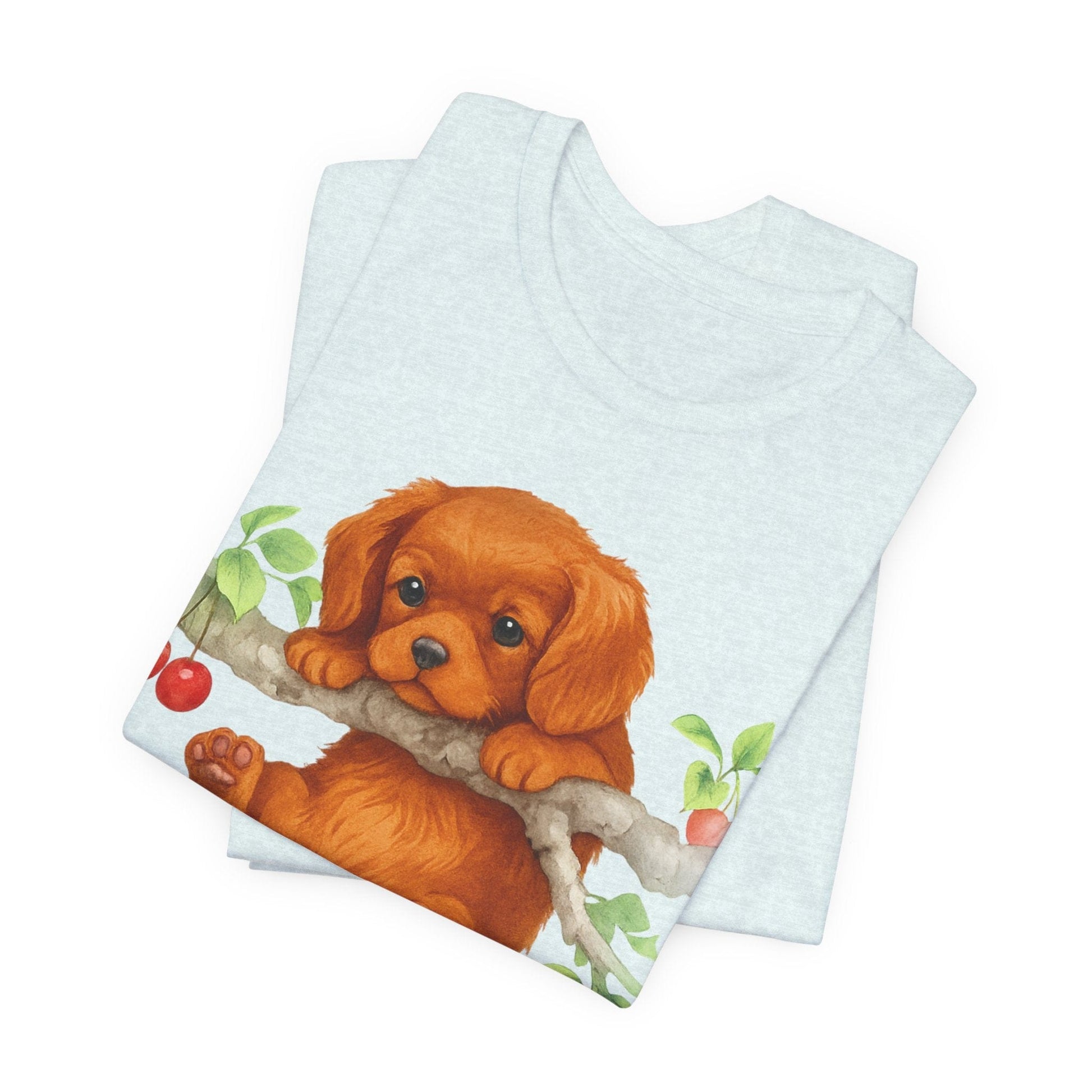 Printify T-Shirt Ruby King Charles Hang In There Tshirt