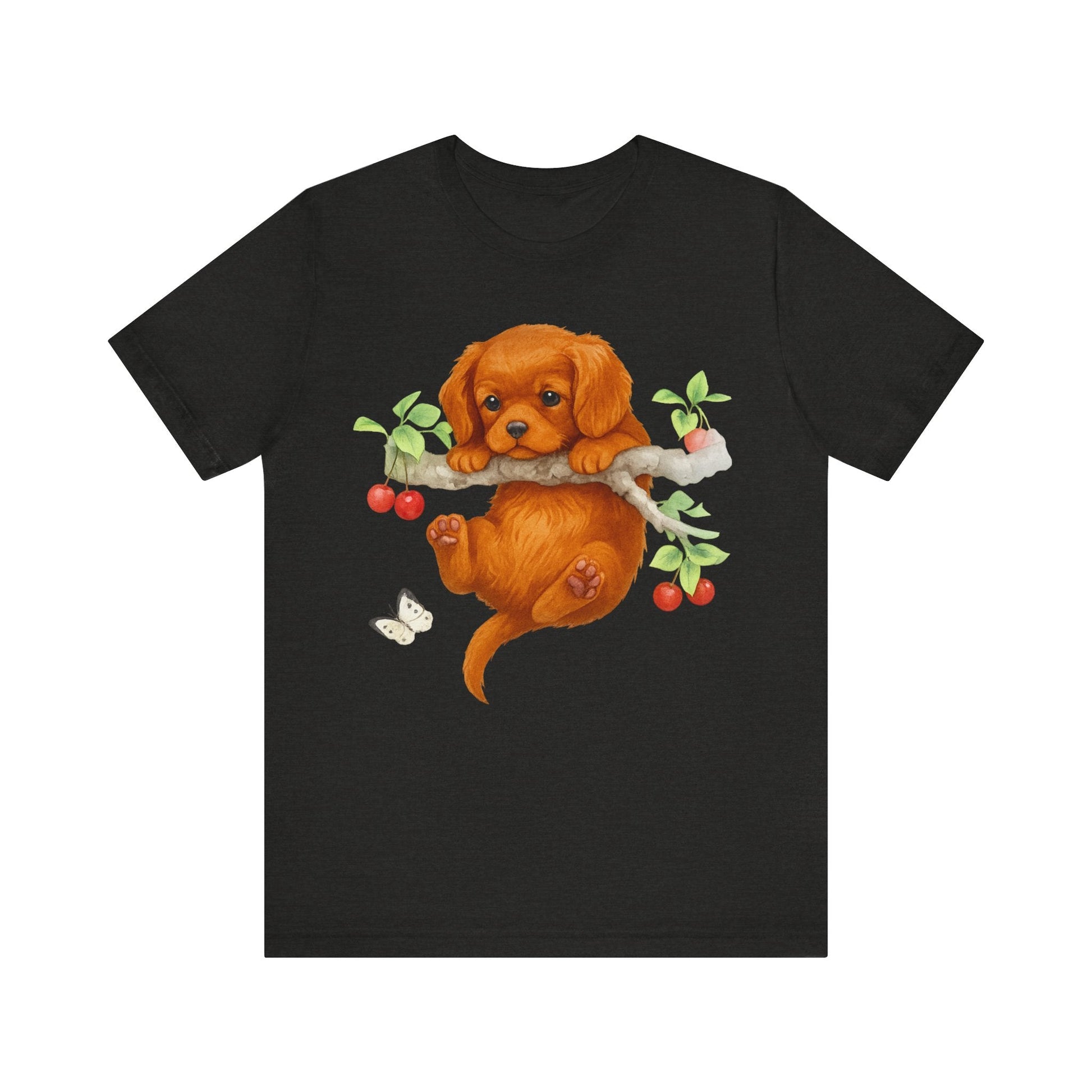 Printify T-Shirt Ruby King Charles Hang In There Tshirt
