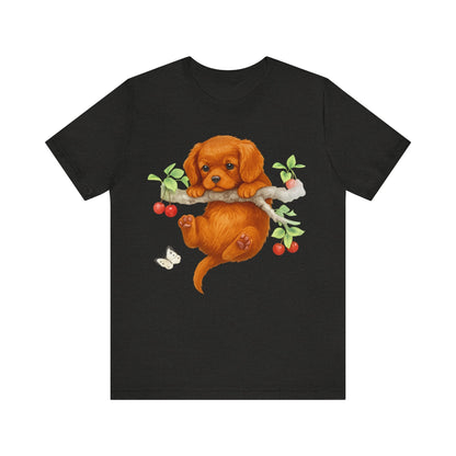 Printify T-Shirt Ruby King Charles Hang In There Tshirt