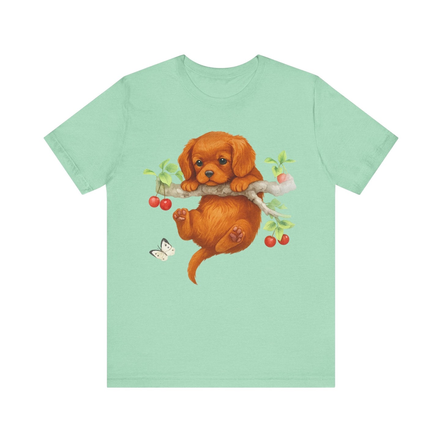 Printify T-Shirt Ruby King Charles Hang In There Tshirt