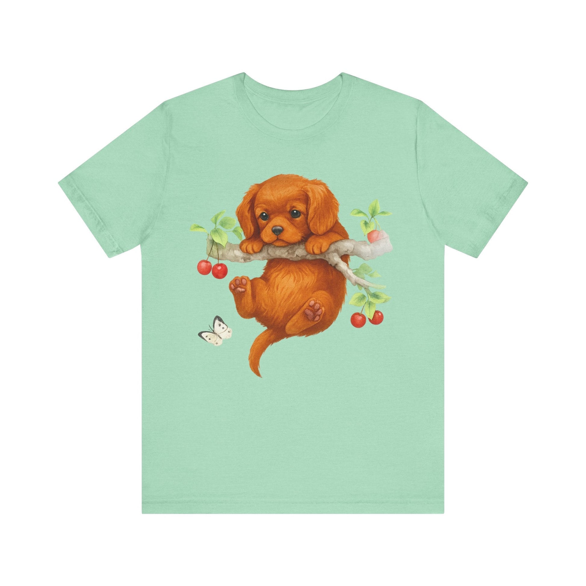 Printify T-Shirt Ruby King Charles Hang In There Tshirt