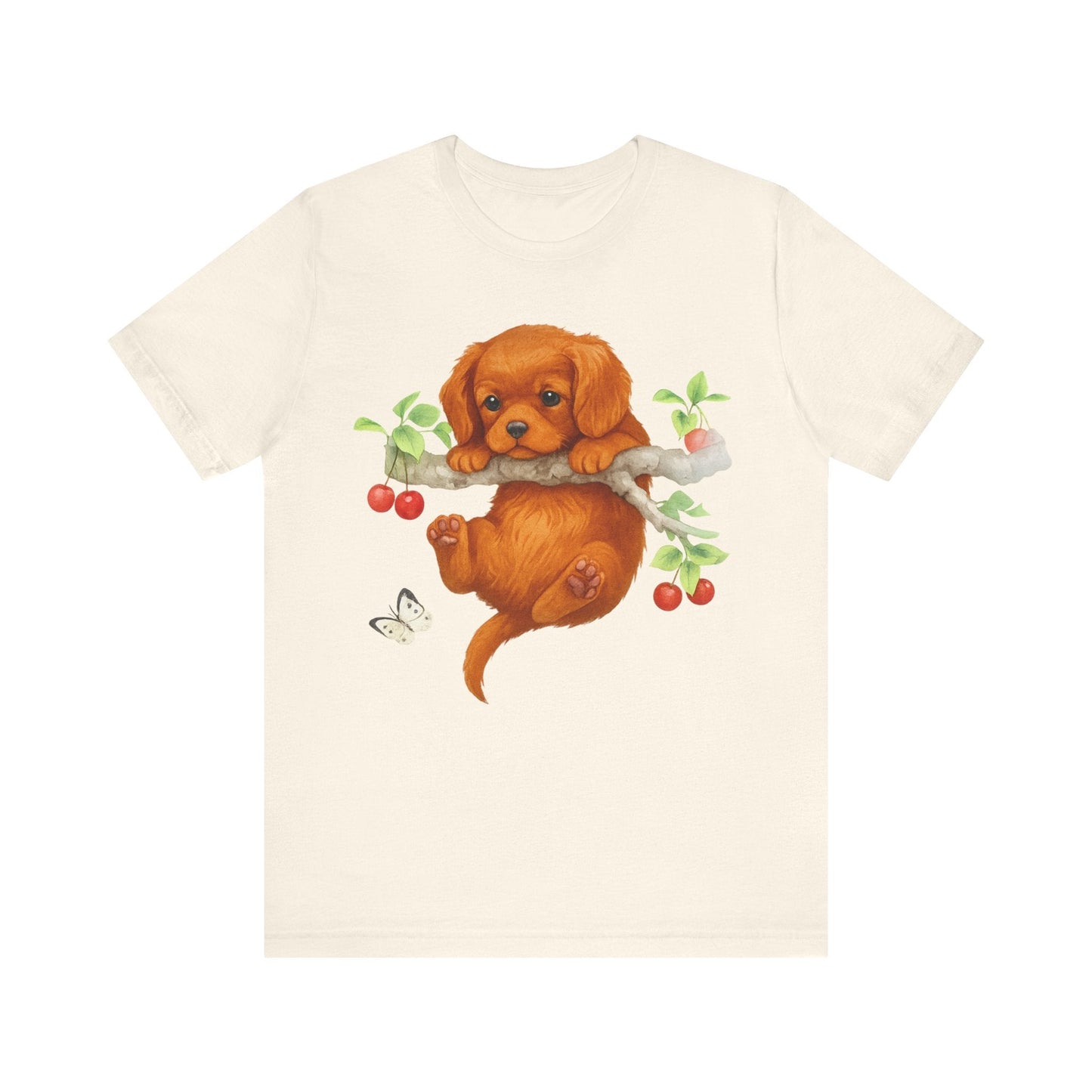 Printify T-Shirt Ruby King Charles Hang In There Tshirt