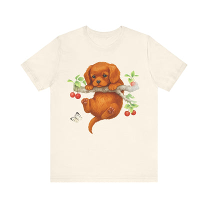 Printify T-Shirt Ruby King Charles Hang In There Tshirt