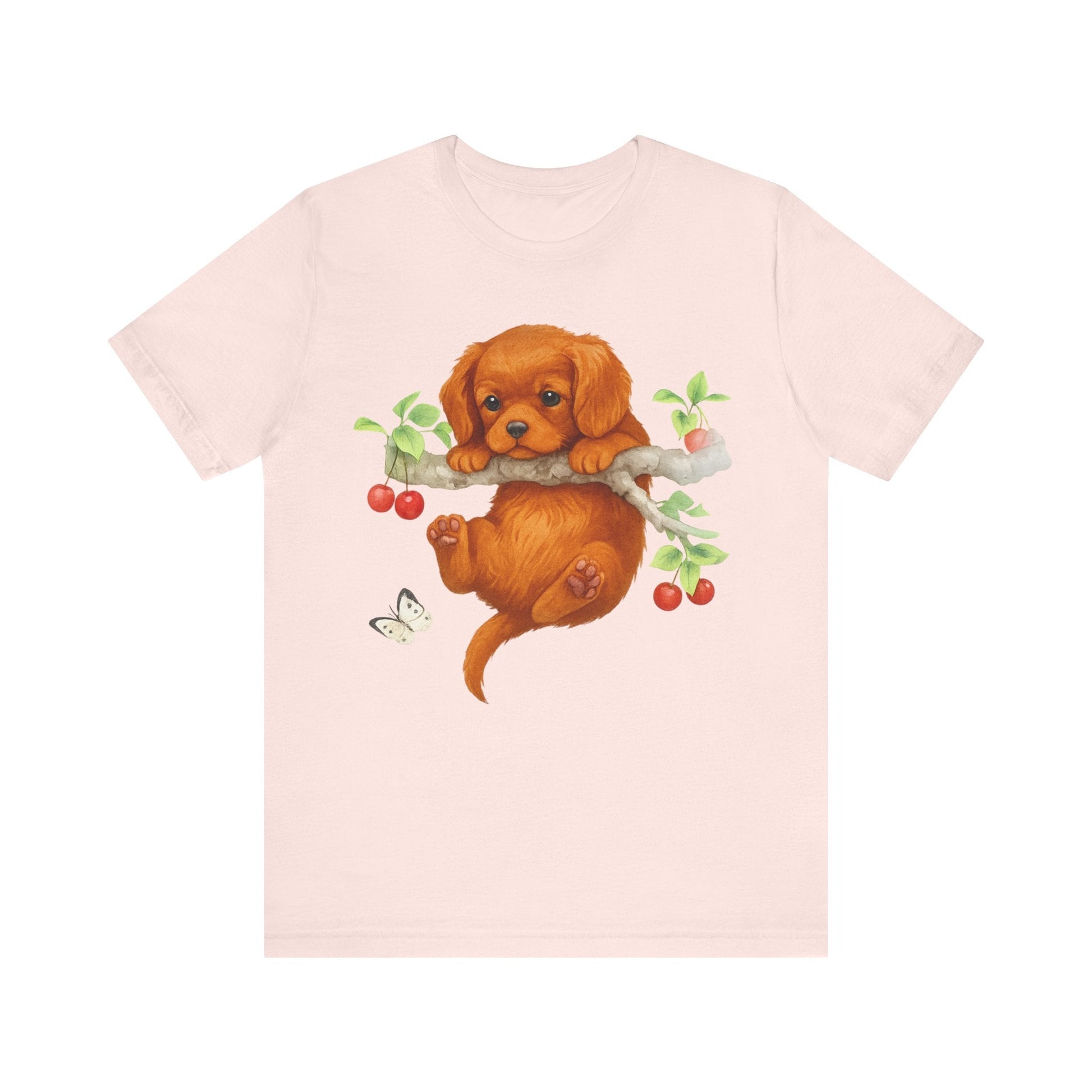 Printify T-Shirt Ruby King Charles Hang In There Tshirt