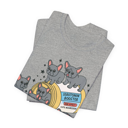 Serotonin Tee Black French Bulldog