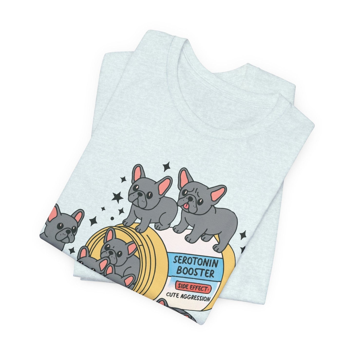 Serotonin Tee Black French Bulldog