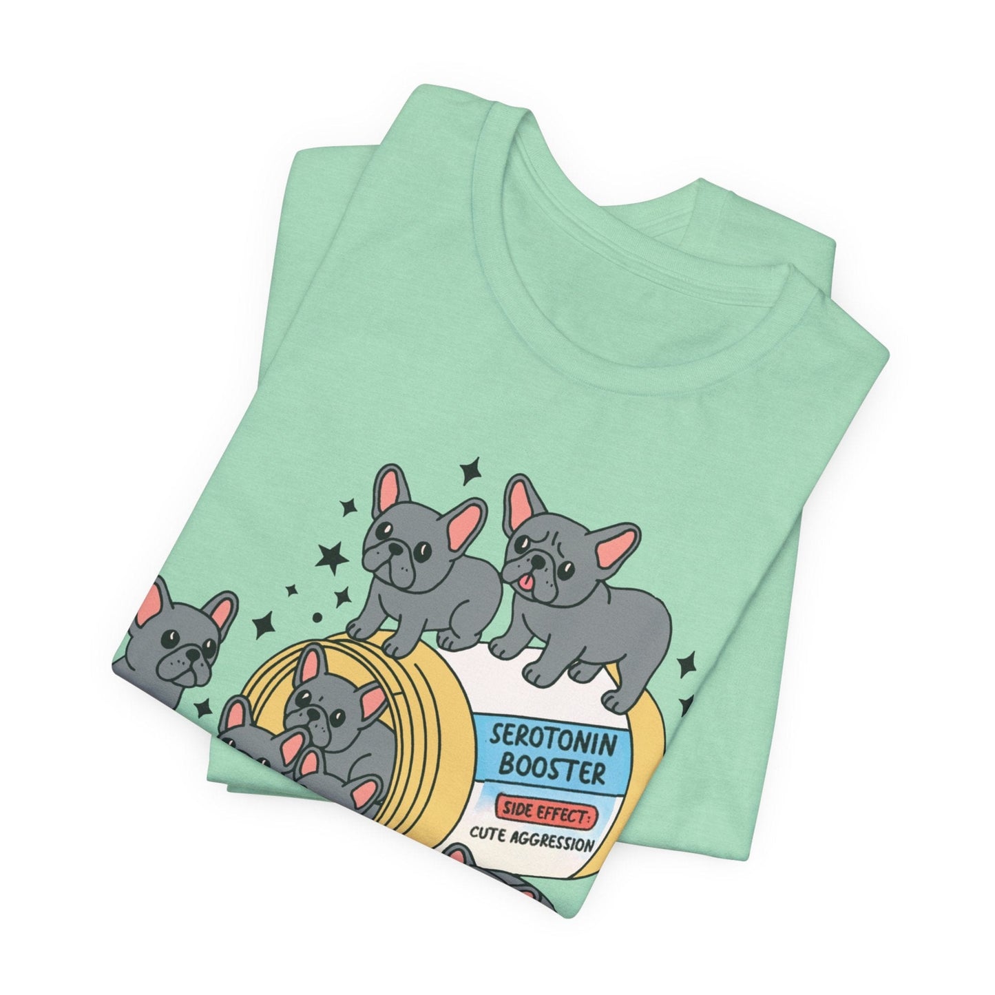 Serotonin Tee Black French Bulldog