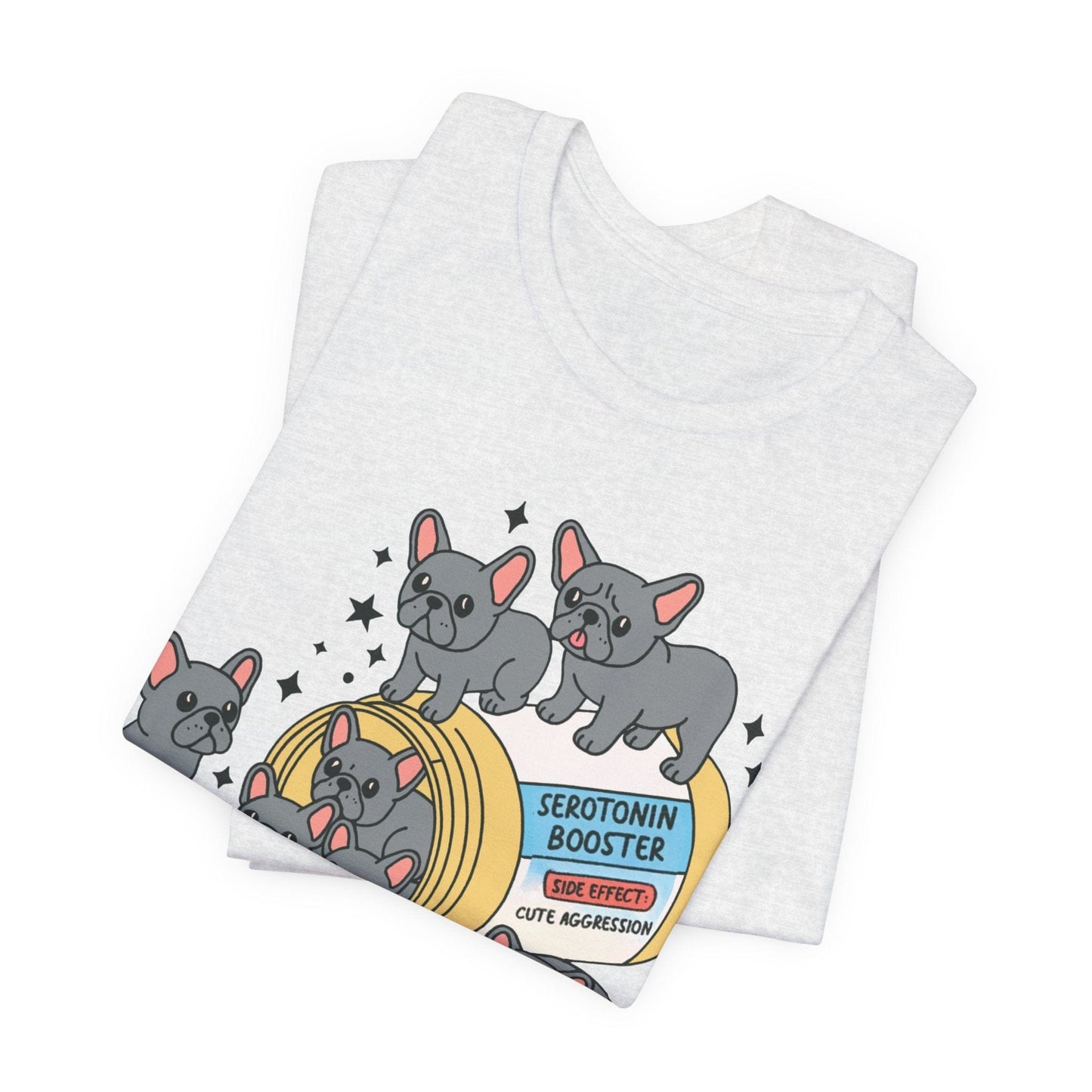 Serotonin Tee Black French Bulldog