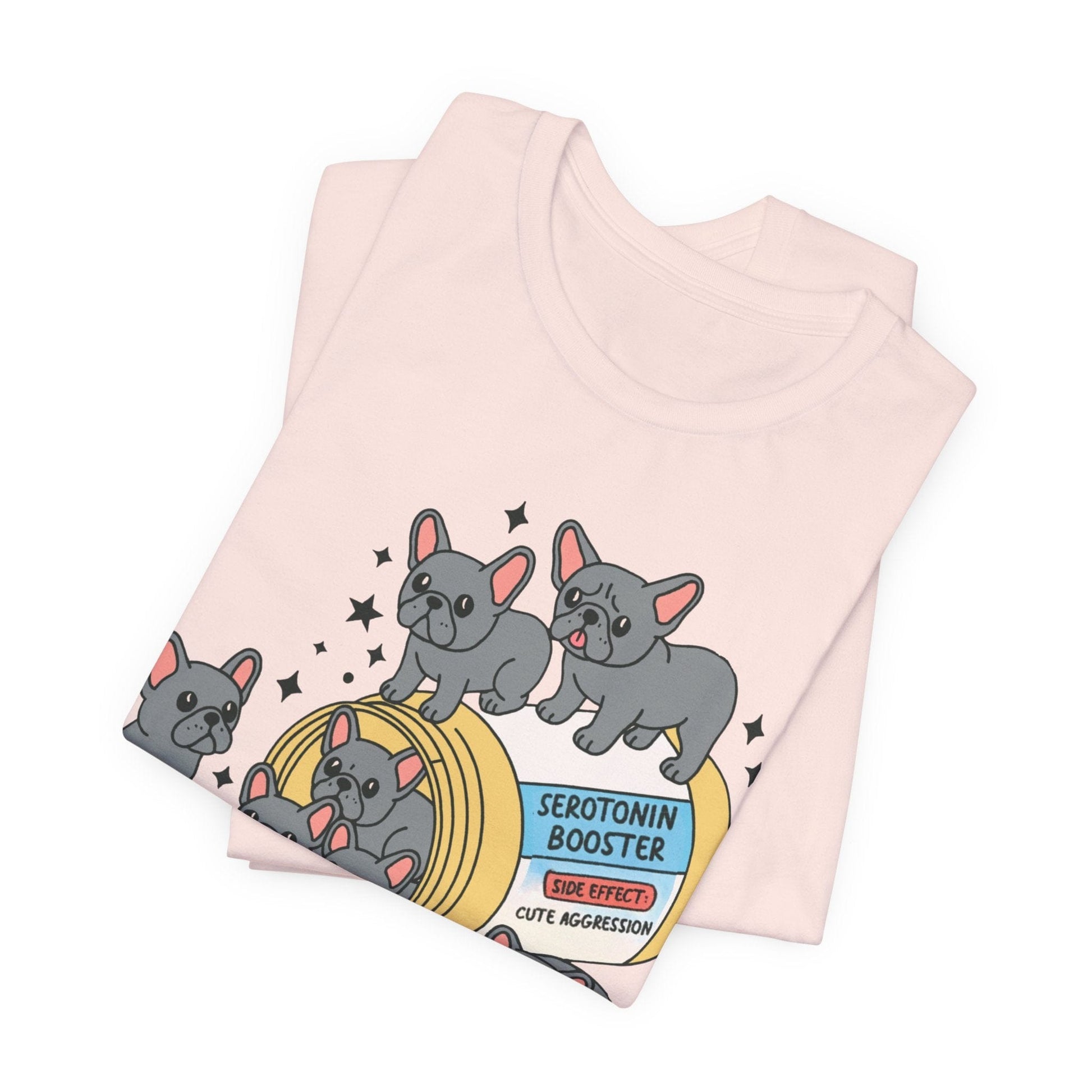 Serotonin Tee Black French Bulldog