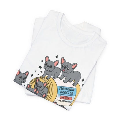 Serotonin Tee Black French Bulldog