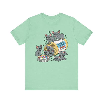 Serotonin Tee Black French Bulldog