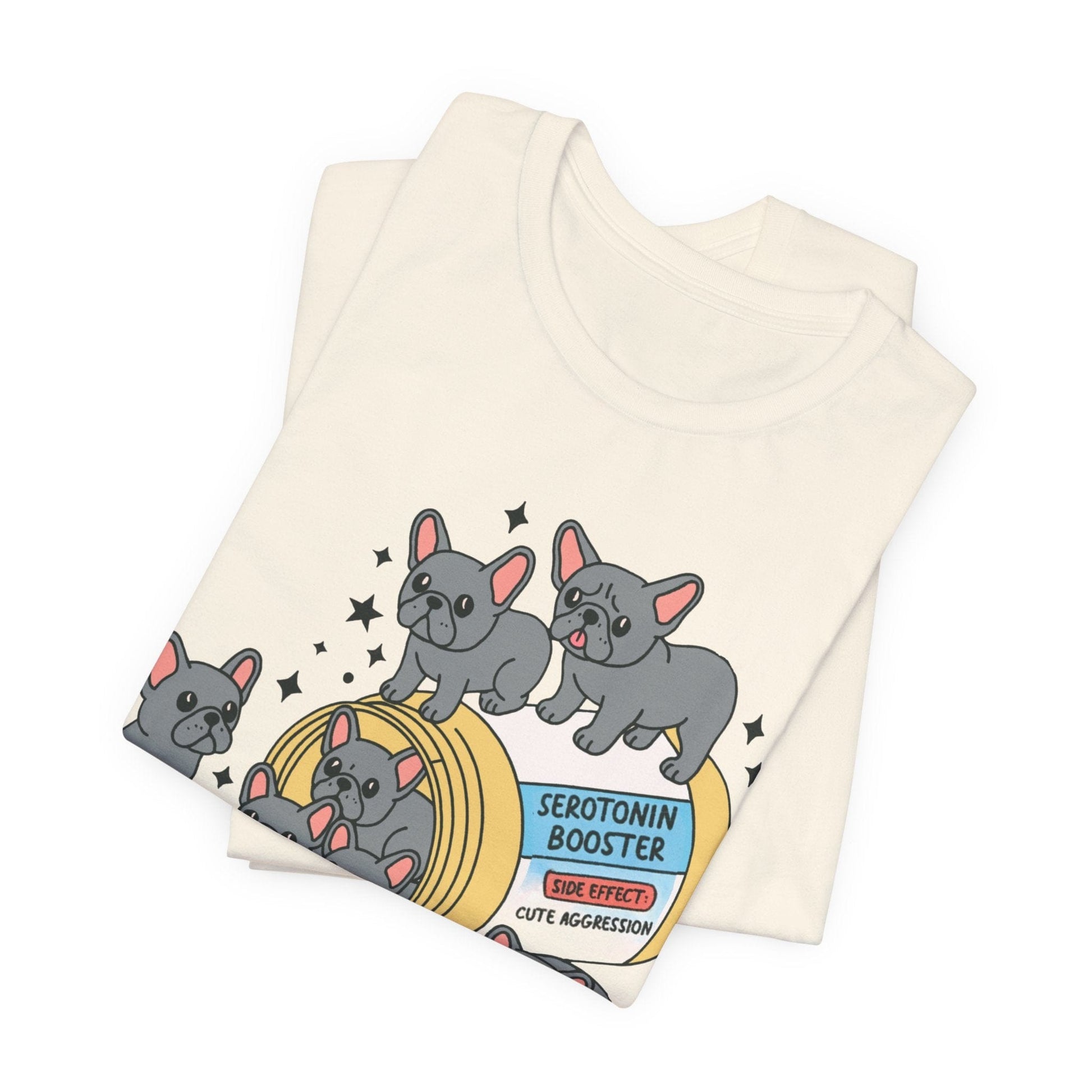 Serotonin Tee Black French Bulldog