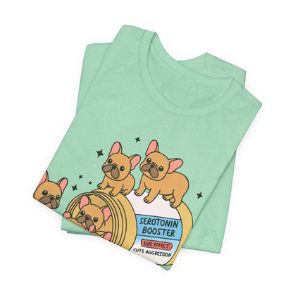 Serotonin Tee Fawn French Bulldog