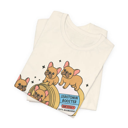 Serotonin Tee Fawn French Bulldog