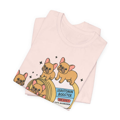 Serotonin Tee Fawn French Bulldog