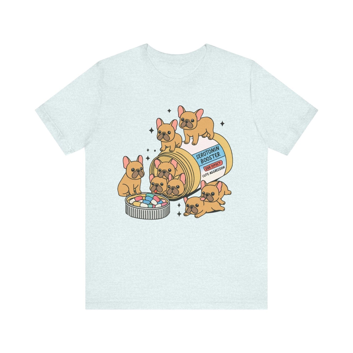 Serotonin Tee Fawn French Bulldog