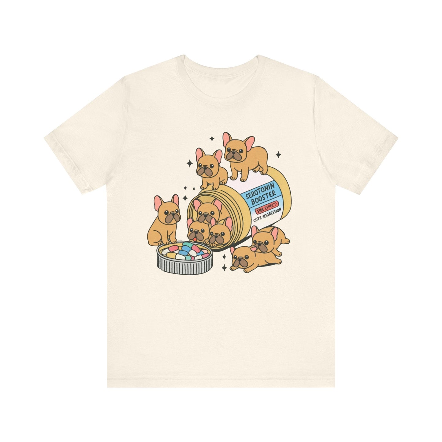 Serotonin Tee Fawn French Bulldog