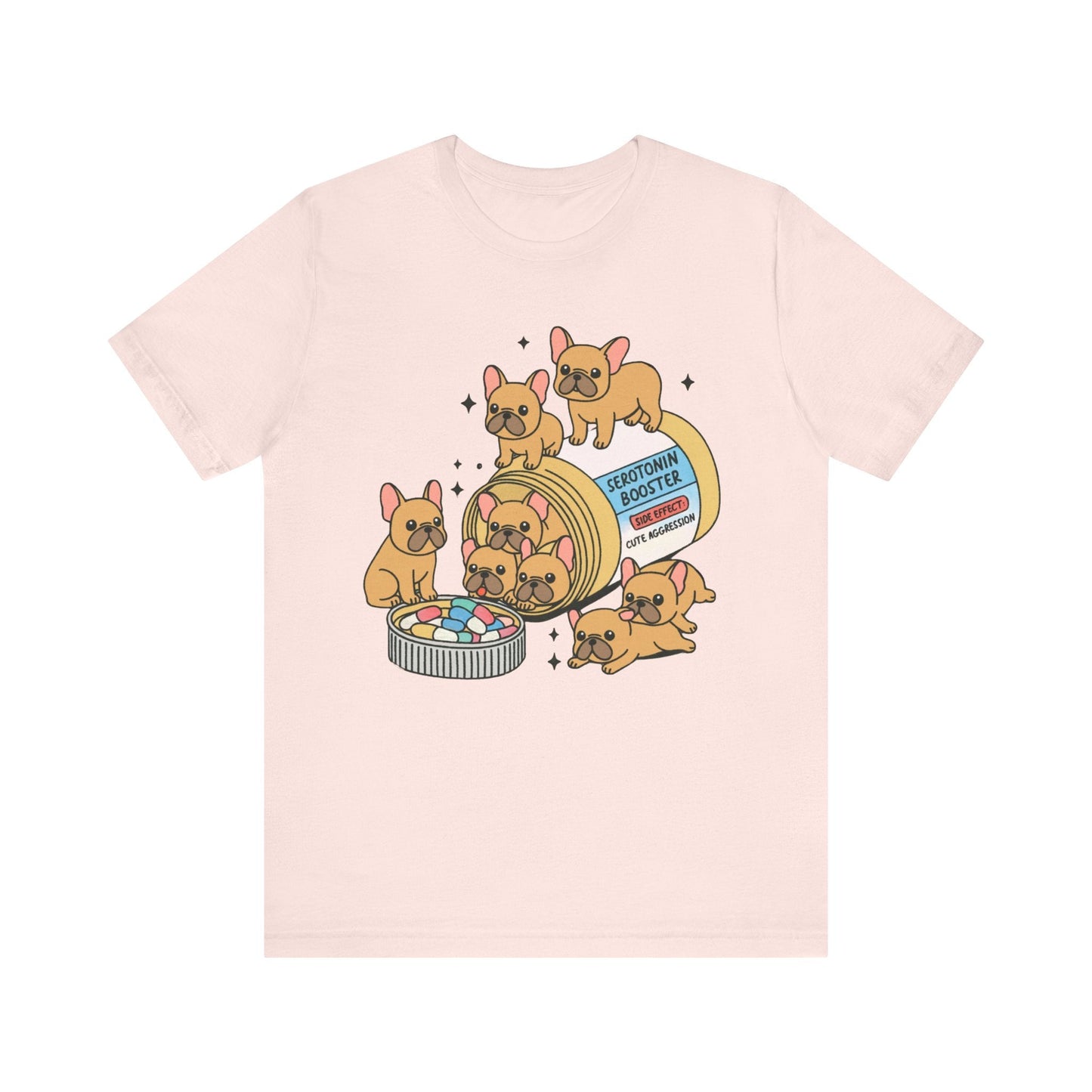 Serotonin Tee Fawn French Bulldog