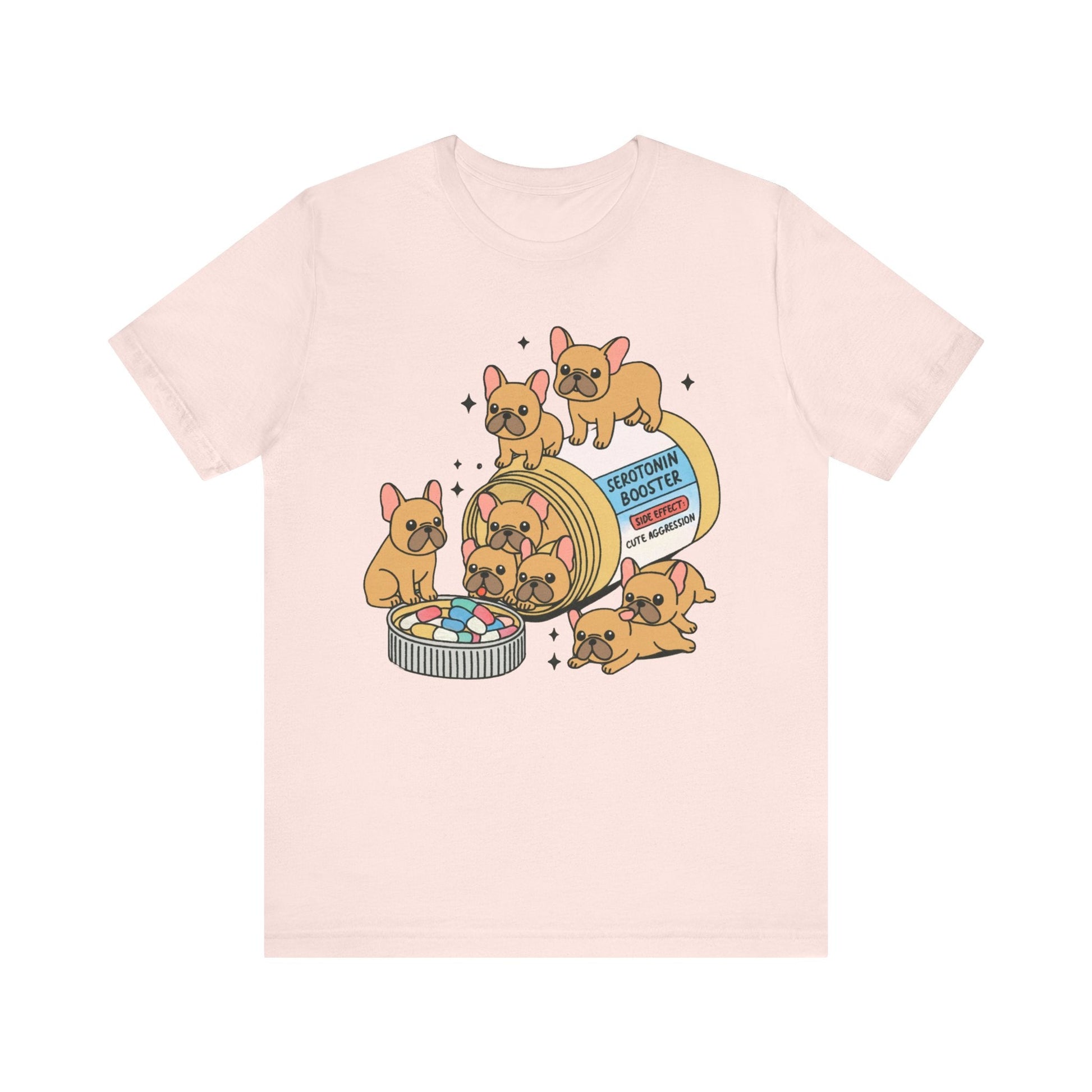 Serotonin Tee Fawn French Bulldog