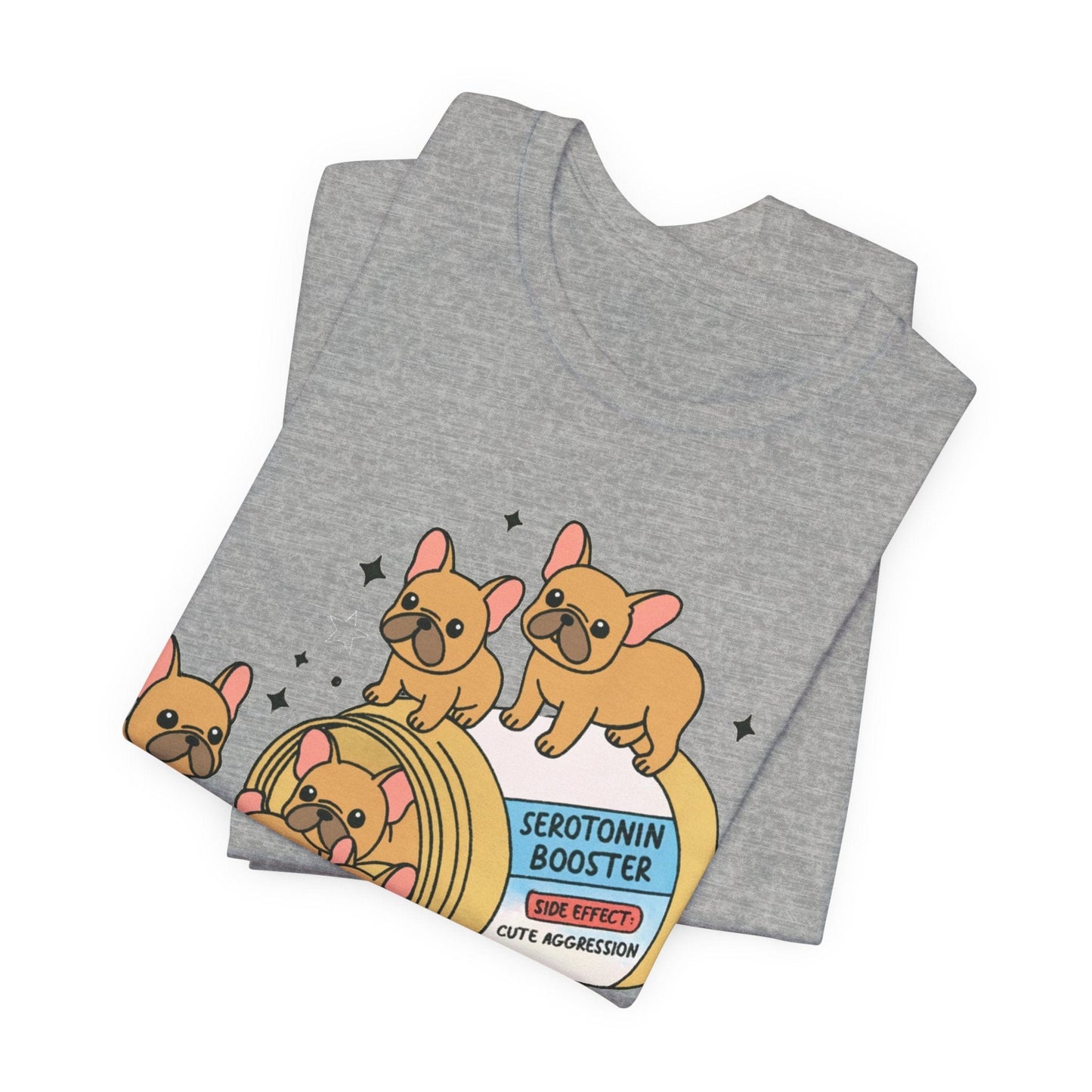 Serotonin Tee Fawn French Bulldog