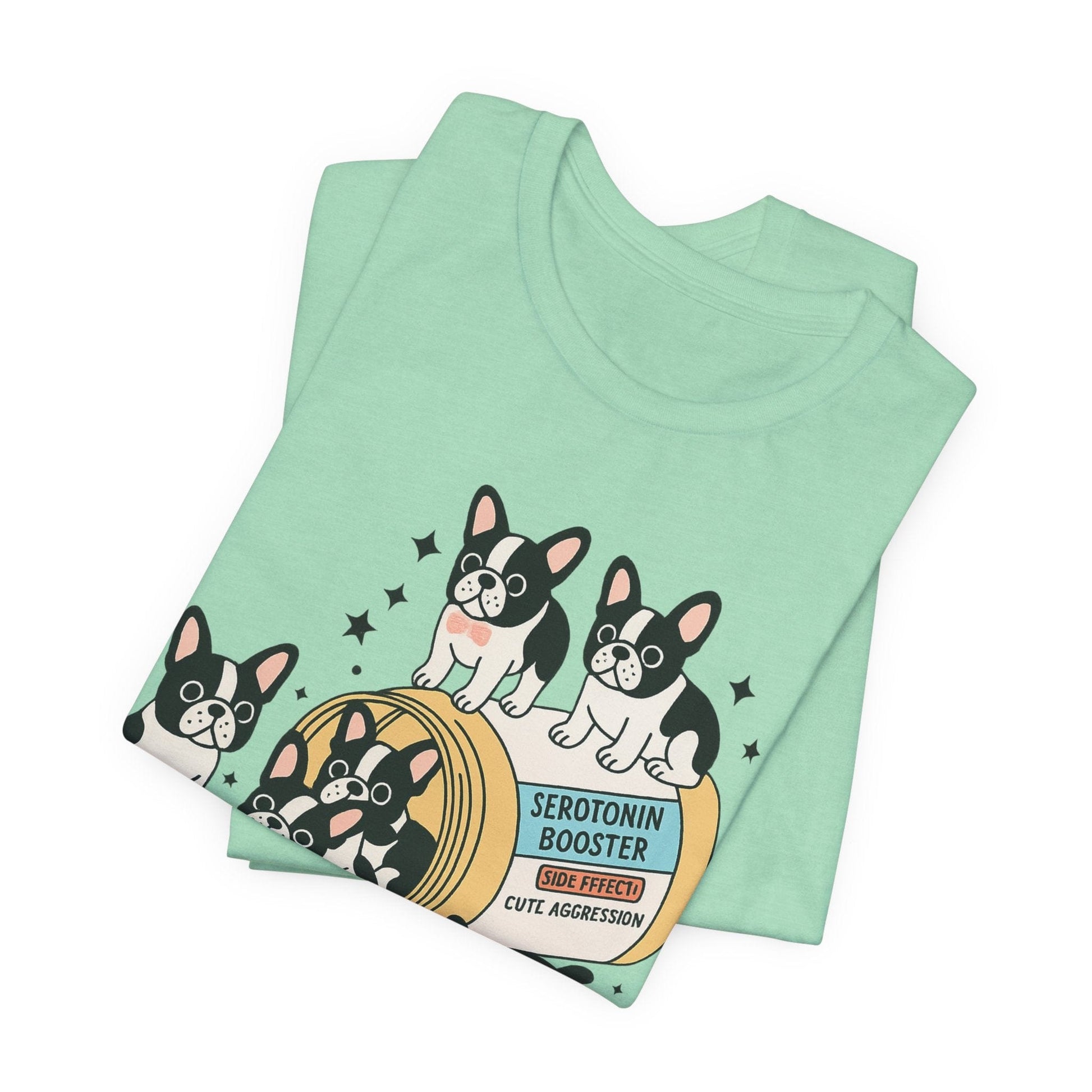 Serotonin Tee Piebald Frenchie