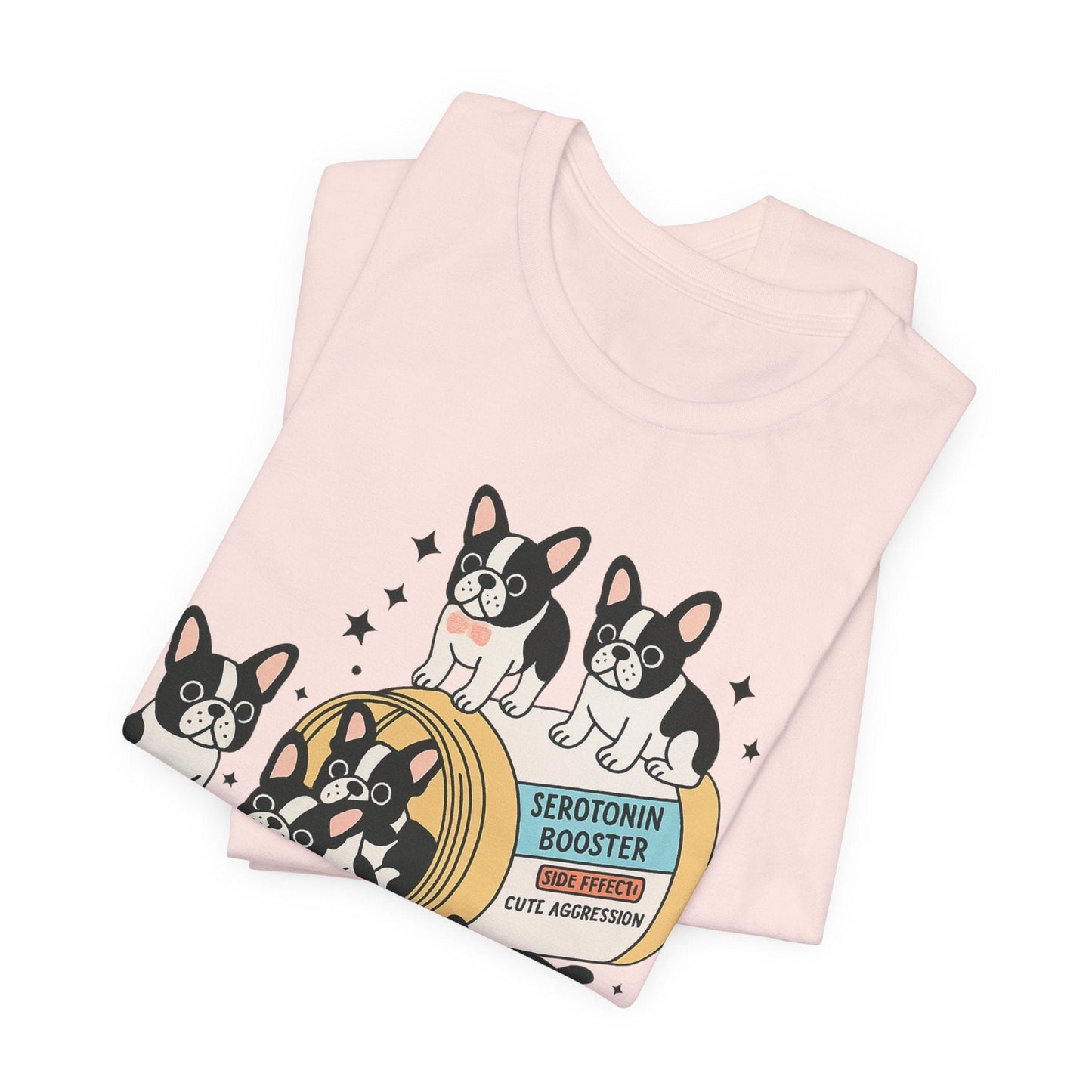 Serotonin Tee Piebald Frenchie