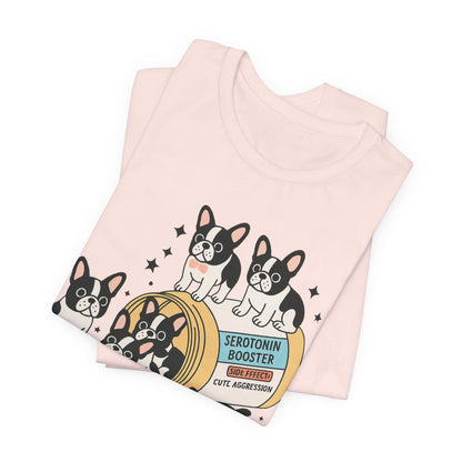 Serotonin Tee Piebald Frenchie