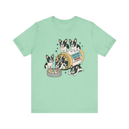 Serotonin Tee Piebald Frenchie