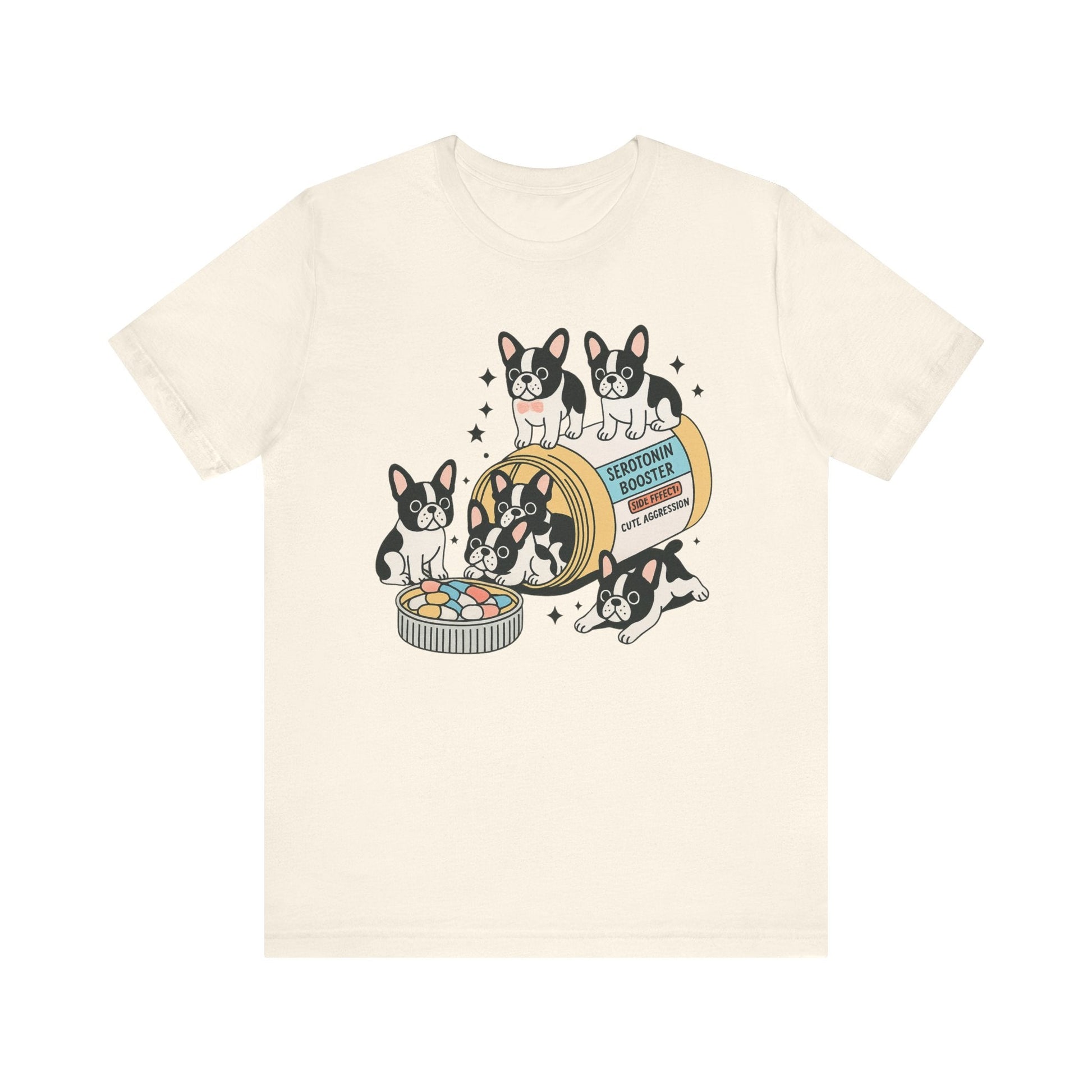 Serotonin Tee Piebald Frenchie