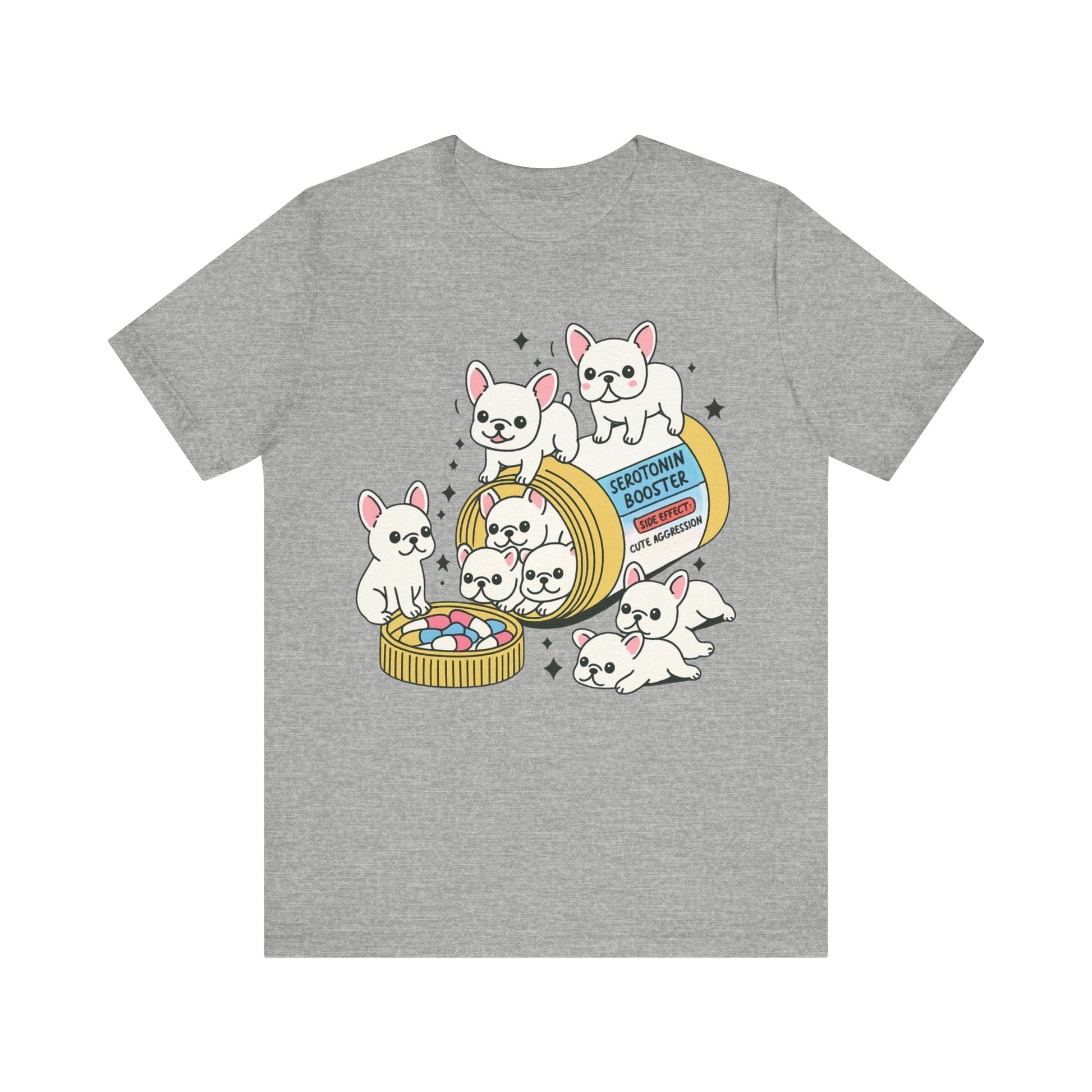Serotonin Tee White Frenchie