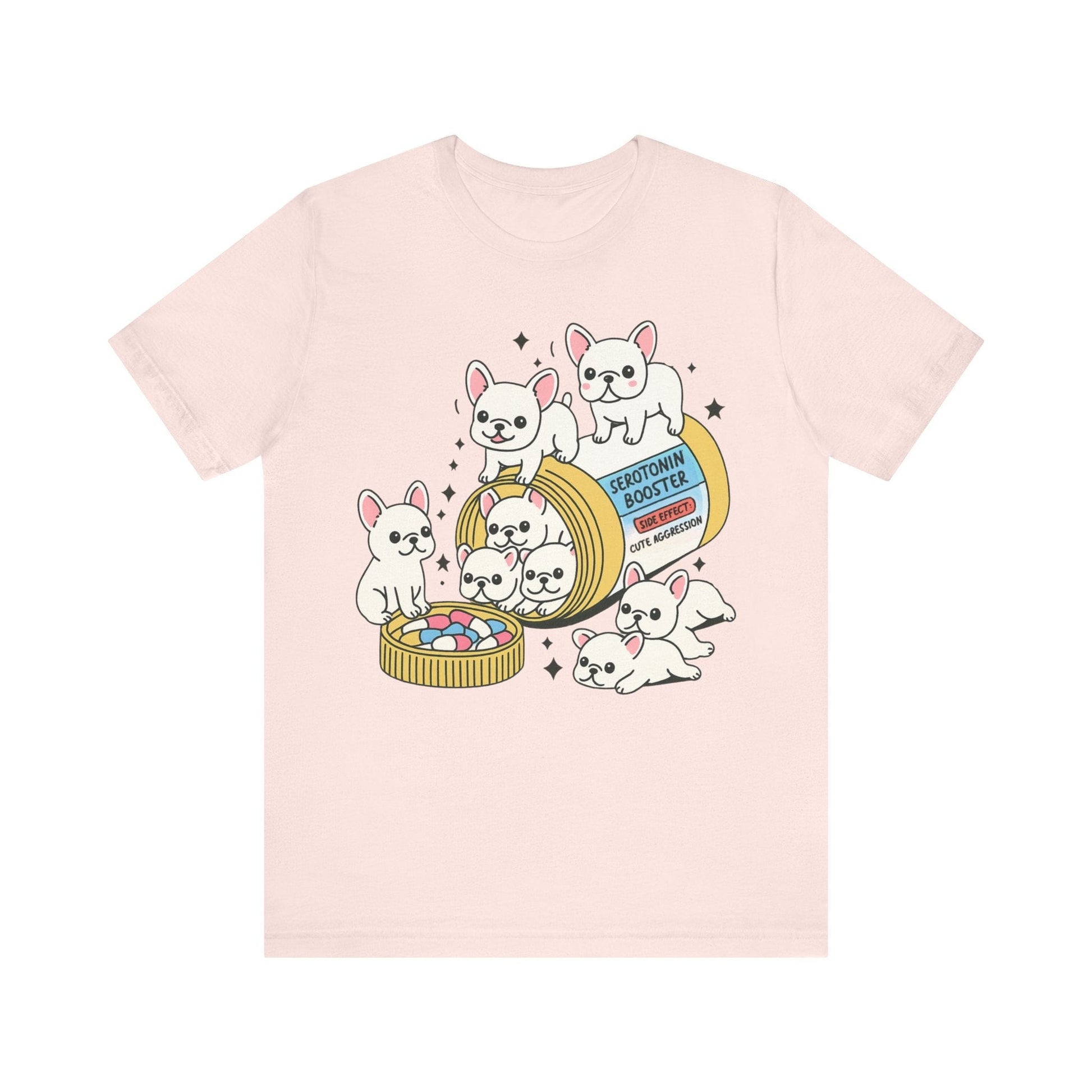 Serotonin Tee White Frenchie