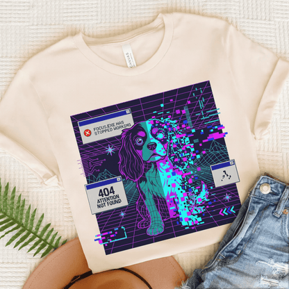 Cavalier 404 Error Computer Unisex TShirt Natural