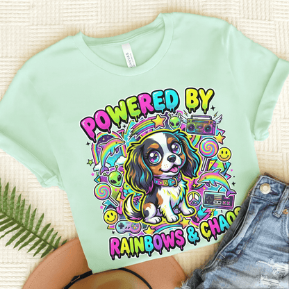 Personalized Cavalier 90s Nostalgia Unisex TShirt Heather Mint