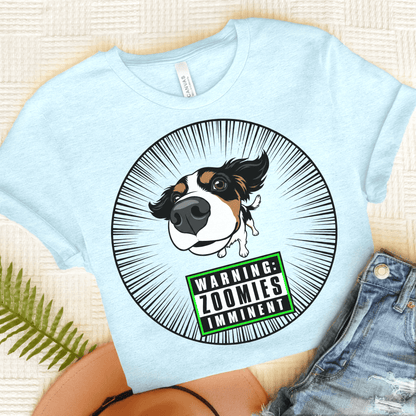 Personalized Cavalier 90s Unisex TShirt Heather Ice Blue
