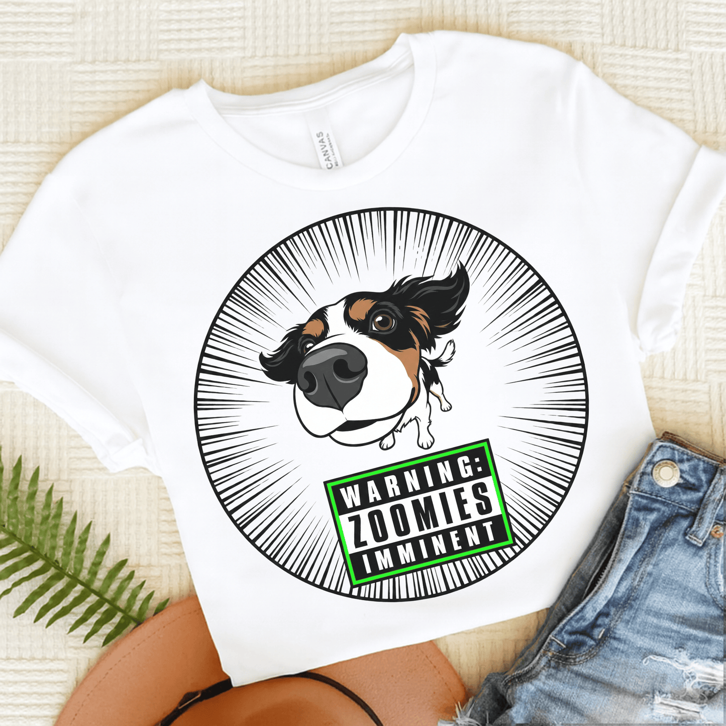 Personalized Cavalier 90s Unisex TShirt White