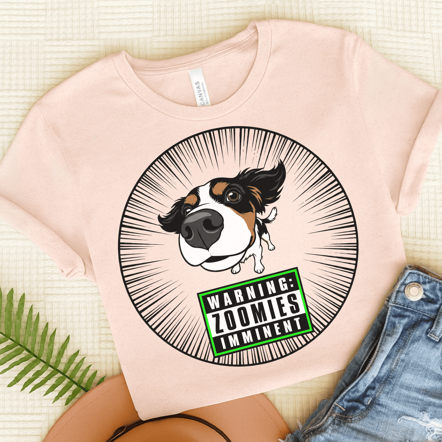 Personalized Cavalier 90s Unisex TShirt Soft Pink