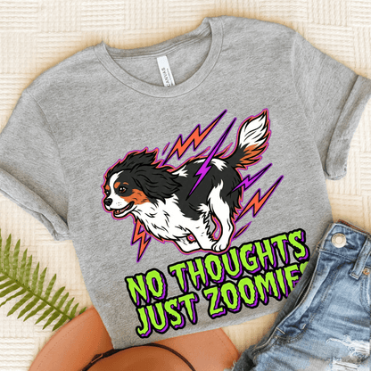 Personalized Cavalier 90s Zoomies Unisex TShirt Athletic Heather