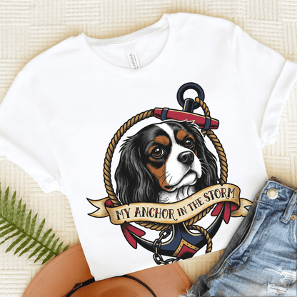 Personalized Cavalier Mental Health Unisex TShirt White