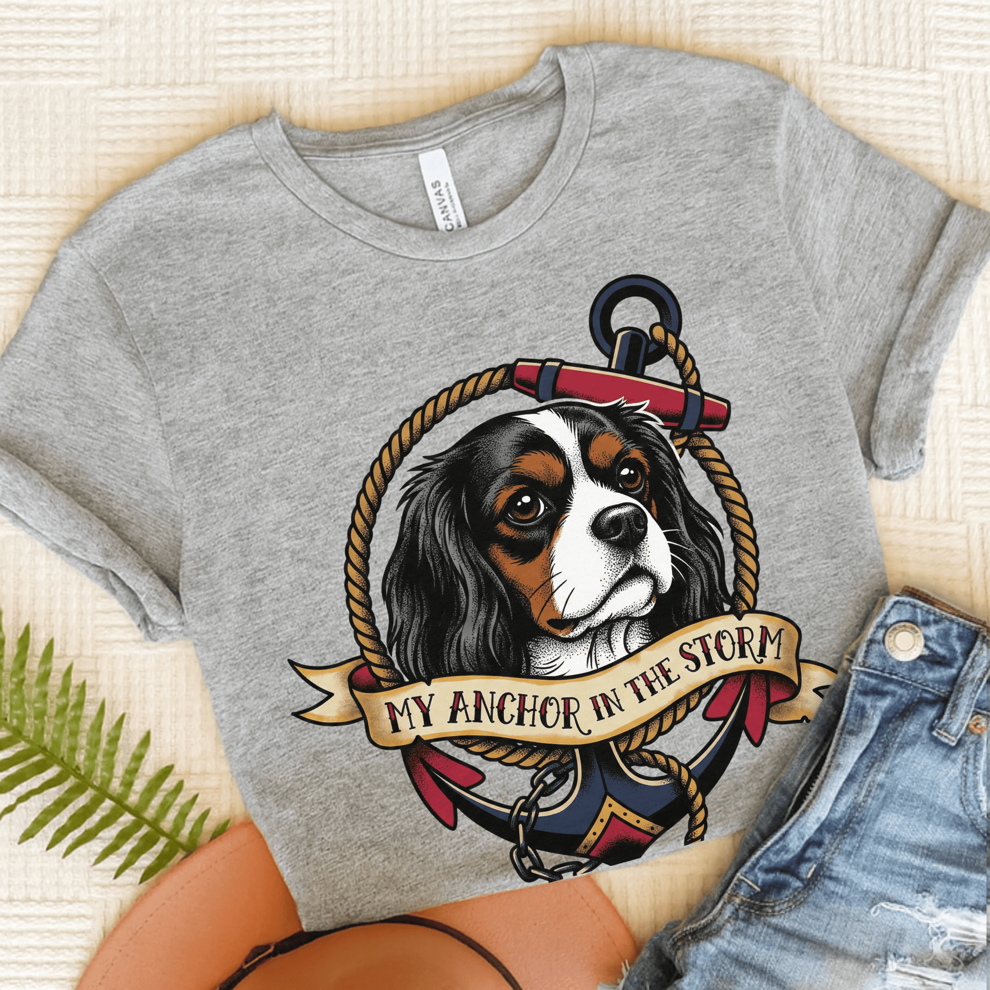 Personalized Cavalier Mental Health Unisex TShirt Athletic Heather