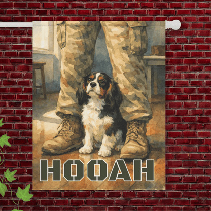 Personalized Cavalier Armed Forces Garden Flag 24.5'' × 32''