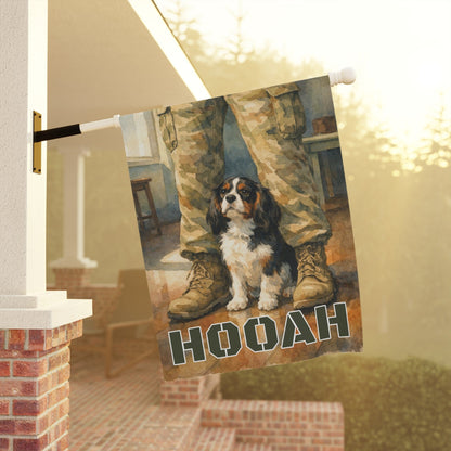 Personalized Cavalier Armed Forces Garden Flag