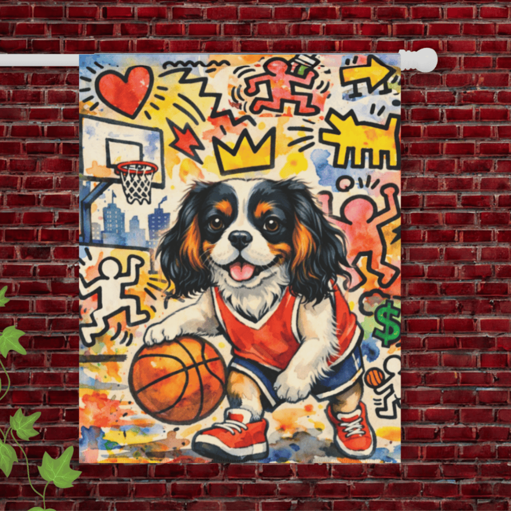 Personalized Cavalier Basketball Yard Flag 24.5'' × 32''