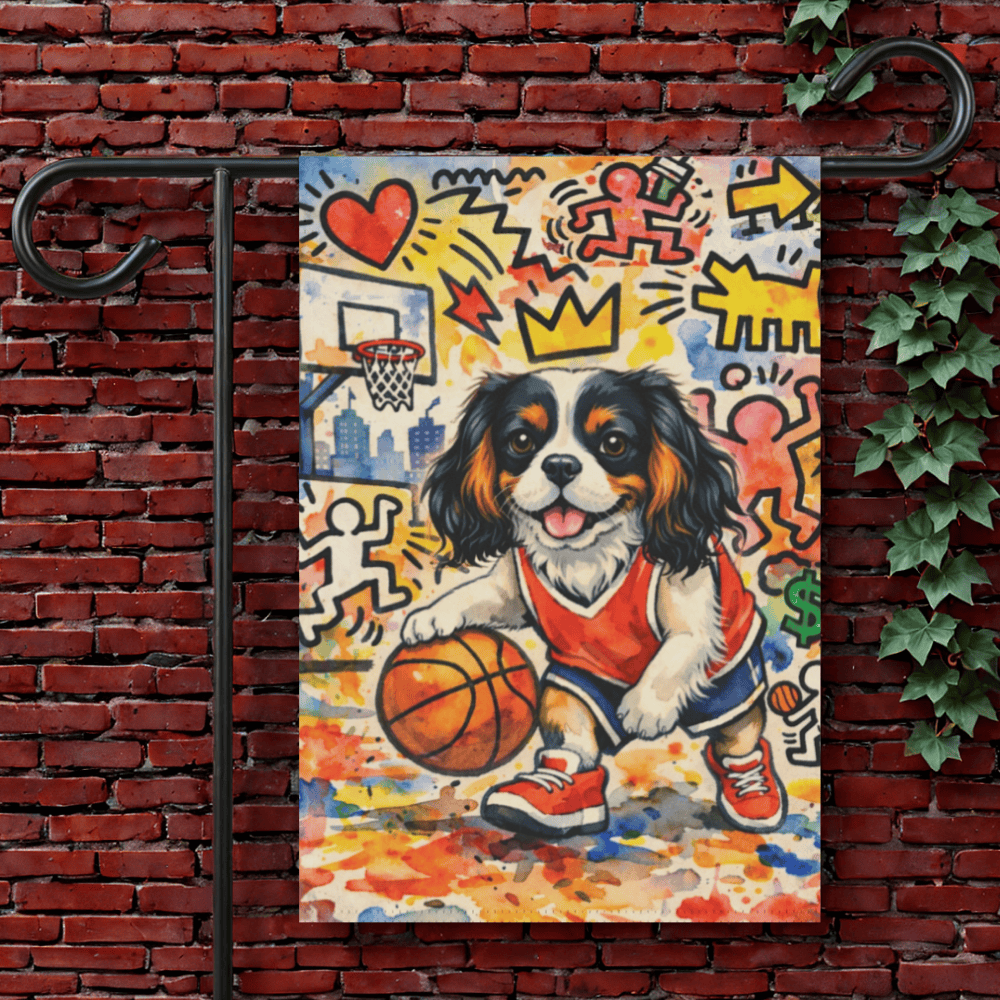 Personalized Cavalier Basketball Yard Flag 12'' × 18''